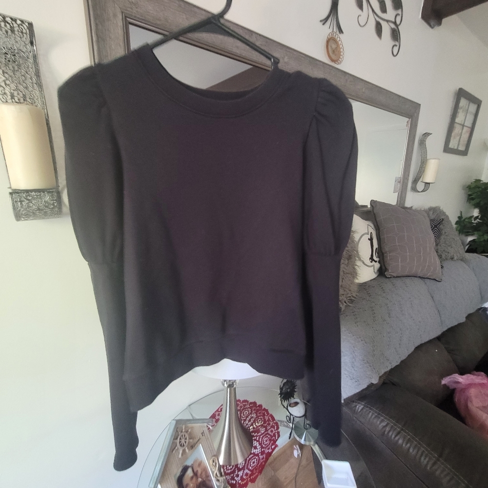 (NWOT) NATION LTD Puff Arm Sweater Size (Sm) Color (Black)
